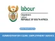 ADMINSTRATON CLERK: EMPLOYMENT SERVICE