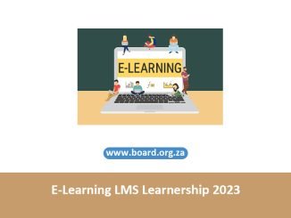E-Learning LMS Learnership 2023