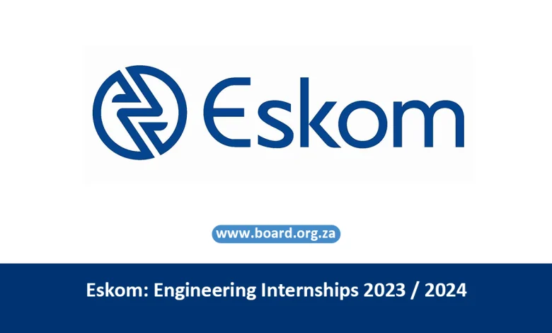 Eskom: Engineering Internships 2023 / 2024