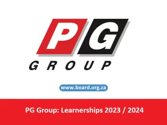 PG Group: Learnerships 2023 / 2024