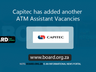 Capitec has added another ATM Assistant Vacancies