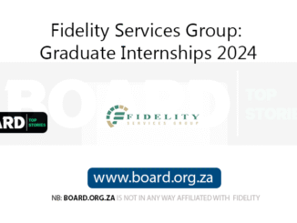 Fidelity Services Group: Graduate Internships 2024