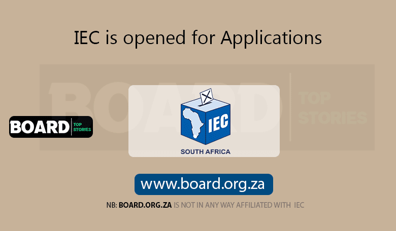 IEC is opened for Applications