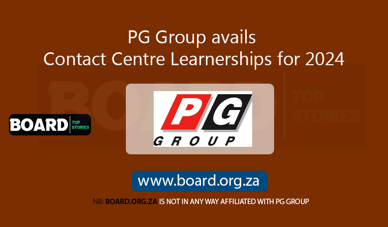 PG Group avails Contact Centre Learnerships for 2024