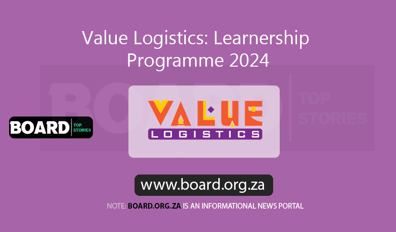 Value Logistics: Learnership Programme 2024