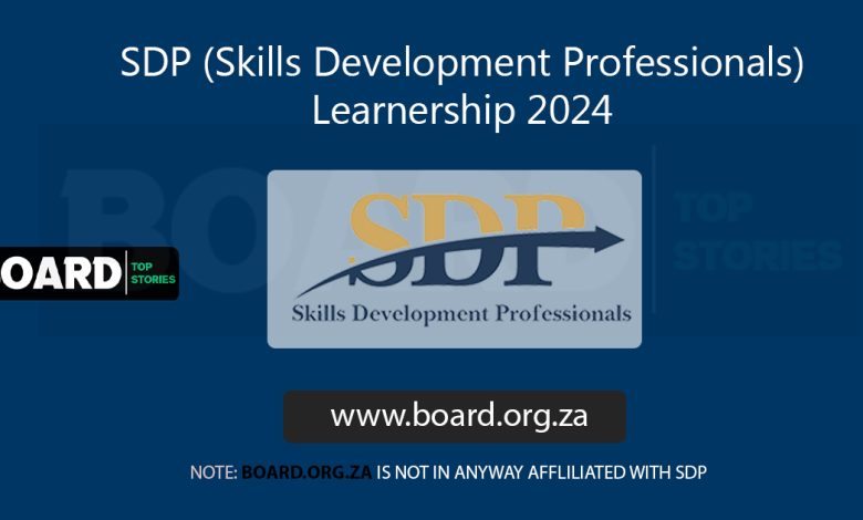 SDP (Skills Development Professionals) Learnership 2024