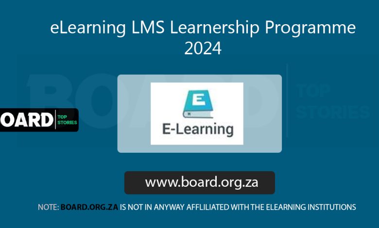 eLearning LMS Learnership Programme 2024