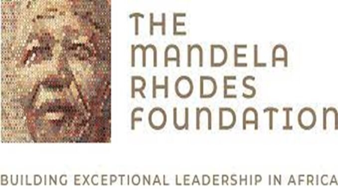 Mandela Rhodes Foundation Scholarship Bursaries 2025