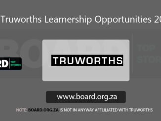 Truworths Learnership Opportunities 2024