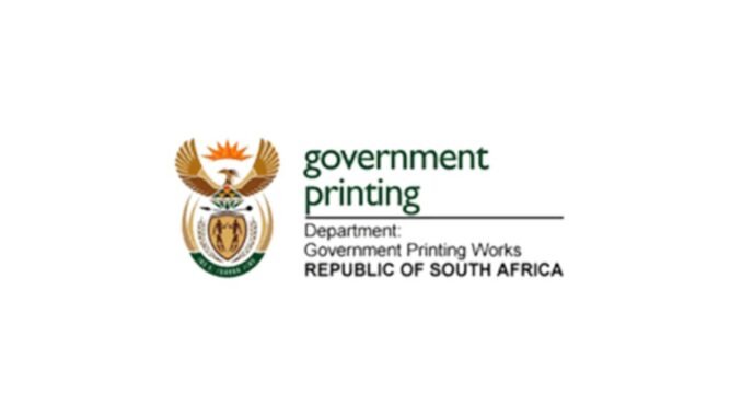Government Printing Works Internship Programme 2025 / 2027