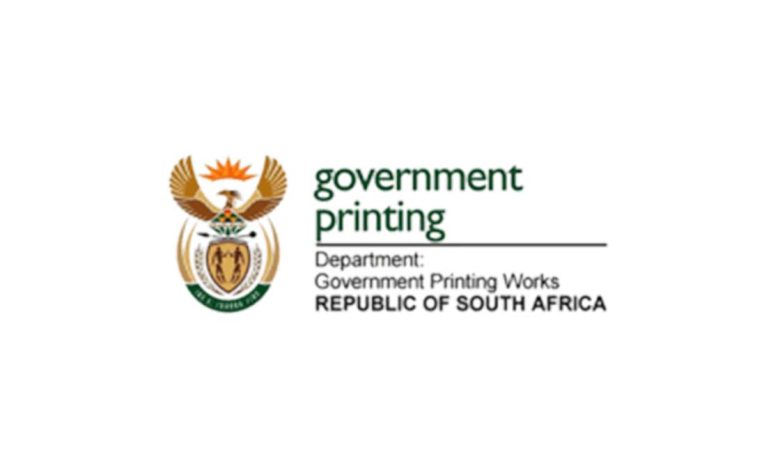 Government Printing Works Internship Programme 2025 / 2027