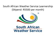 South African Weather Service Learnership (Stipend: R5500 per month)