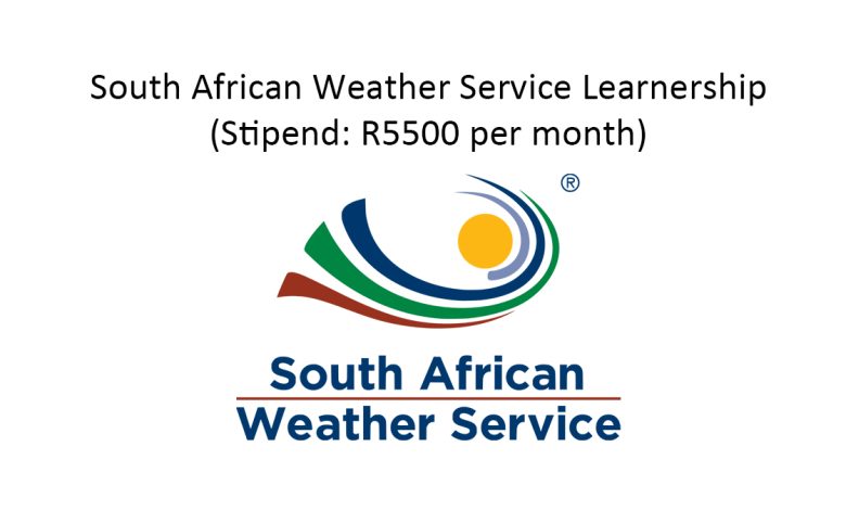 South African Weather Service Learnership (Stipend: R5500 per month)