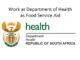 Work at Department of Health as Food Service Aid