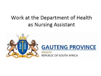 Work at the Department of Health as Nursing Assistant