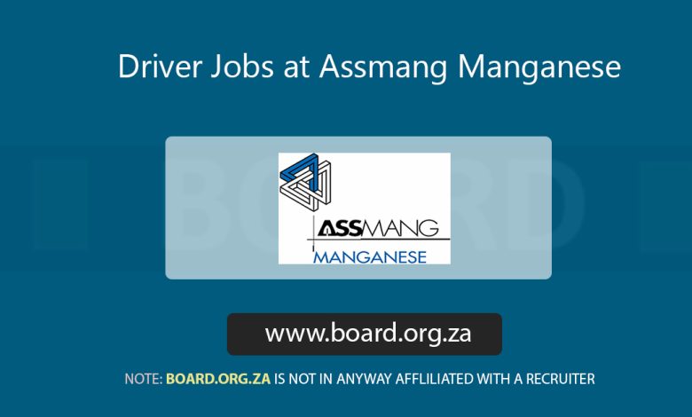 Driver Jobs at Assmang Manganese