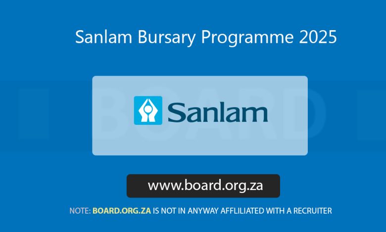 Sanlam Bursary Programme 2025