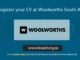 Register your CV at Woolworths South Africa