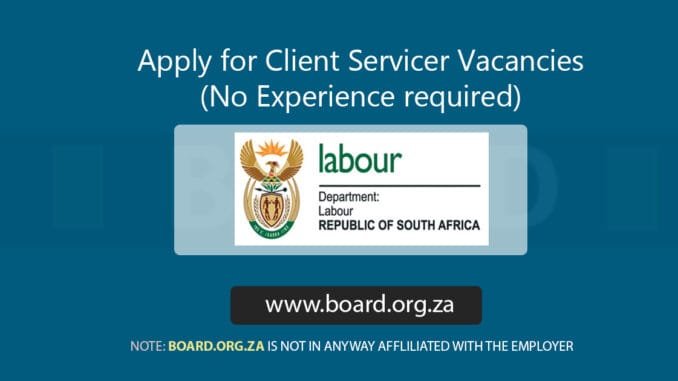 Apply for Client Service Vacancies (No Experience required)