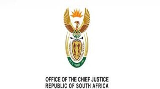 Office of the chief Justice Typist Vacancy